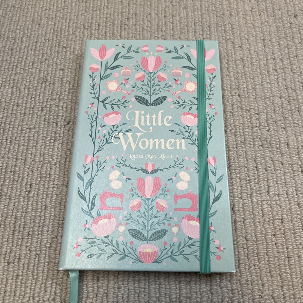 Steel Mill And Co Leatherette Journal Little Women Mint Floral